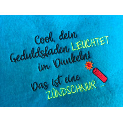 Stickdatei - Dein Geduldsfaden leuchtet